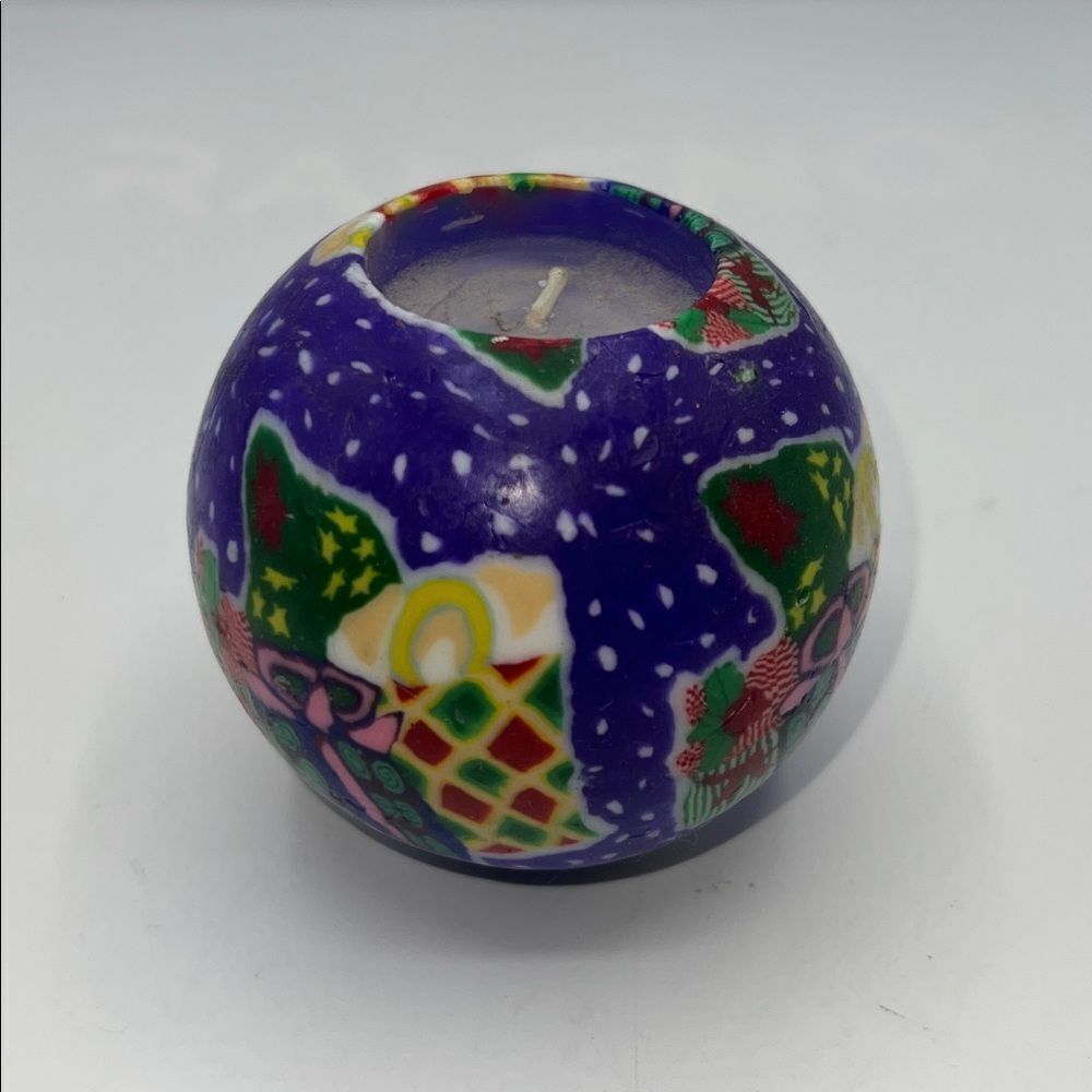 VINTAGE 1990’s MAGIC GLOW CANDLE Christmas Theme